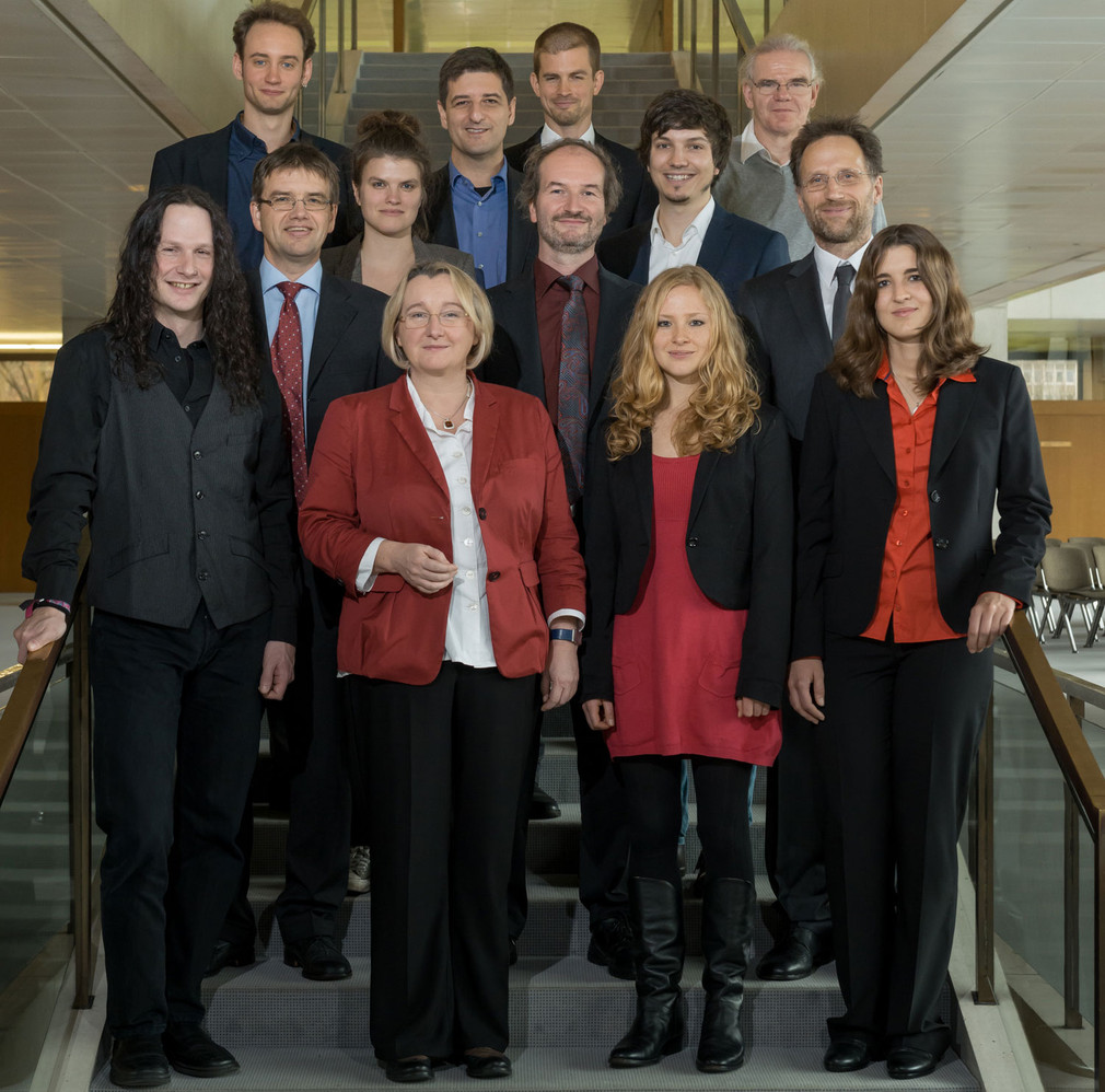 Landeslehrpreis 2012: Ministerin mit den Preisträgern, Quelle: Jens Oswald/MWK