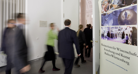 Die Veranstaltung fand im Weißen Saal des Neuen Schlosses in Stuttgart statt. Foto: MWK/Jan Potente