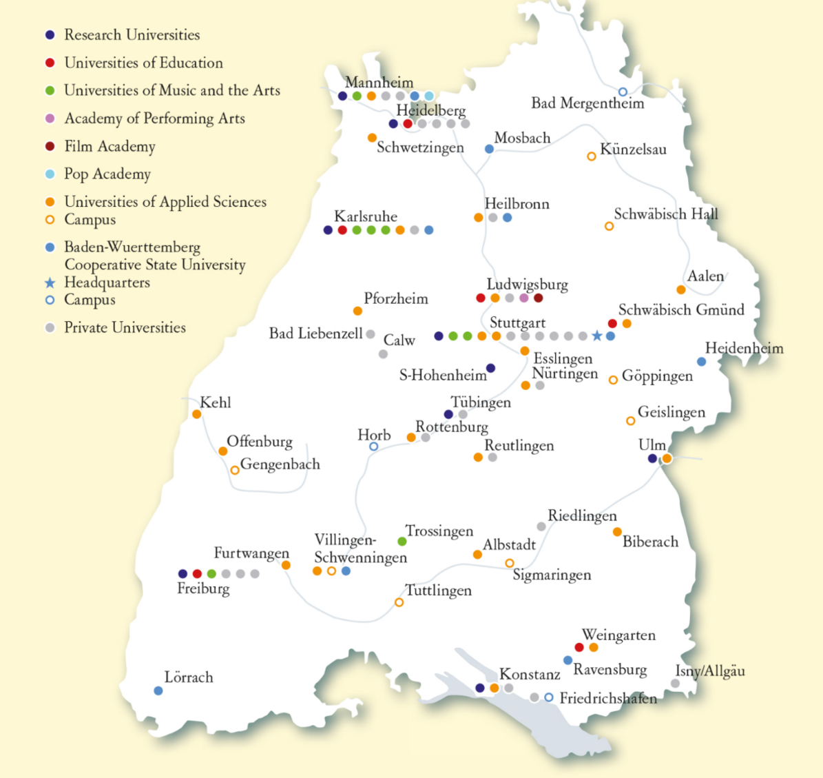  Universities in Baden-Württemberg