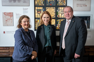 German Delegation reception at The Glasgow School of Art, pictured in Windows on Heritage gallery