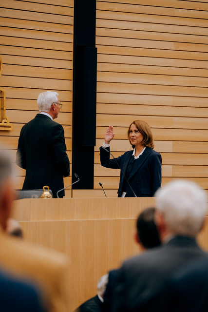 Vereidigung Ministerin Olschowski