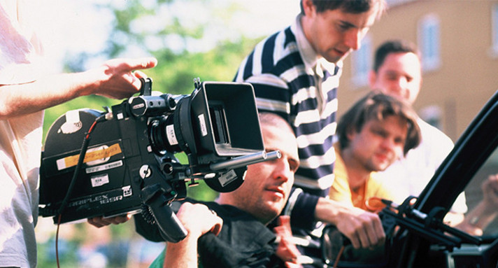 Studierende am Filmset, Foto: Filmakademie Baden-Württemberg