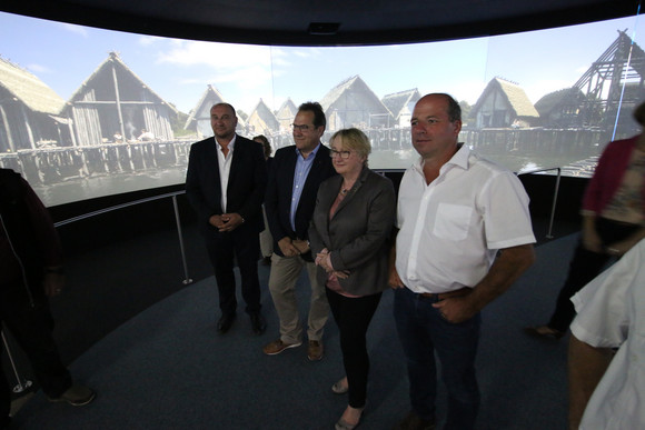 Besuch im Pfahlbaumuseum Unteruhldingen, Foto: Reiner Jäckle