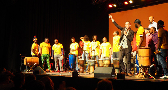 I show you_Projekt mit Flüchtlingen_E-Werk Freiburg_3. Oktober 2015_Foto: Aileen Koller