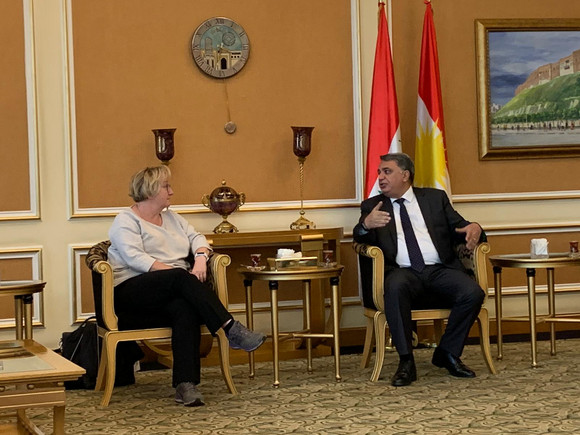 Kultur Delegationsreise in die Region Kurdistan-Irak Empfang der Delegation durch den kurdischen Wissenschaftsminister