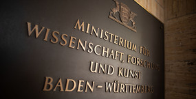 Detailansicht des Wissenschaftsministerium in Stuttgart
