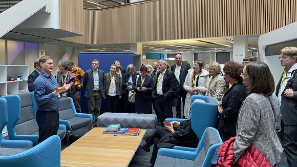 Besuch an der University of Strathclyde in Glasgow.