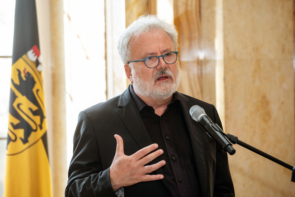 Staatsministerium Staatsminister Murawski in den Ruhestand verabschiedet Klaus-Peter Murawski