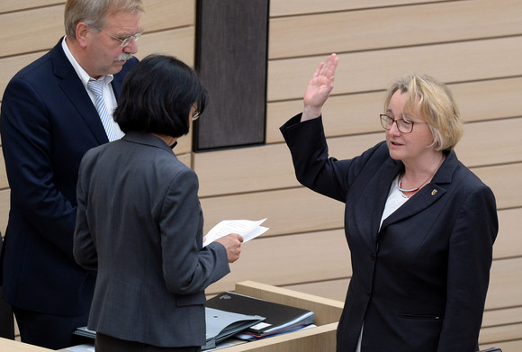 Landesregierung Wahl des Ministerpräsidenten und Vereidigung der neuen Landesregierung Foto: Landtagspressestelle/Andreas Kaier