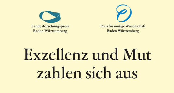 Plakat Landesforschungspreis und Preis für mutige Wissenschaft