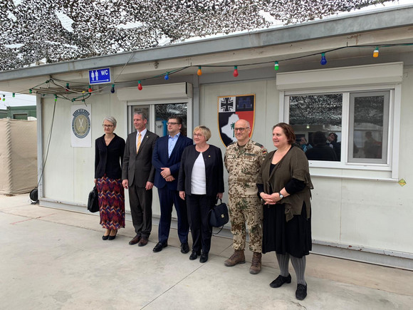 Kultur Delegationsreise in die Region Kurdistan-Irak Besuch der Bundeswehr im Camp Stephan