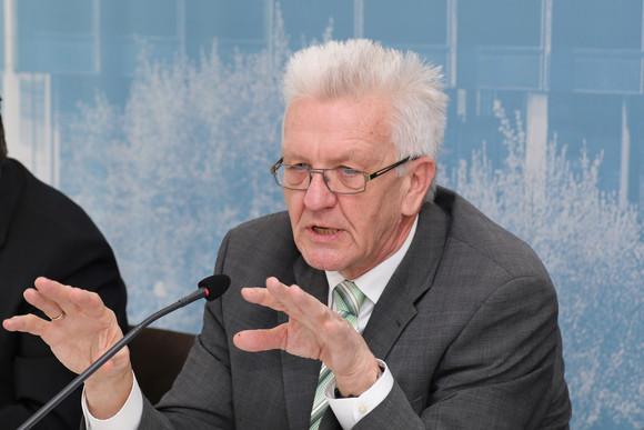Pressekonferenz „Integration schafft Zusammenhalt“ Ministerpräsident Winfried Kretschmann