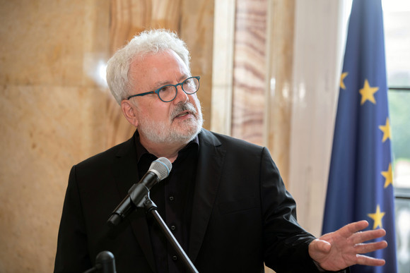 Staatsministerium Staatsminister Murawski in den Ruhestand verabschiedet Klaus-Peter Murawski