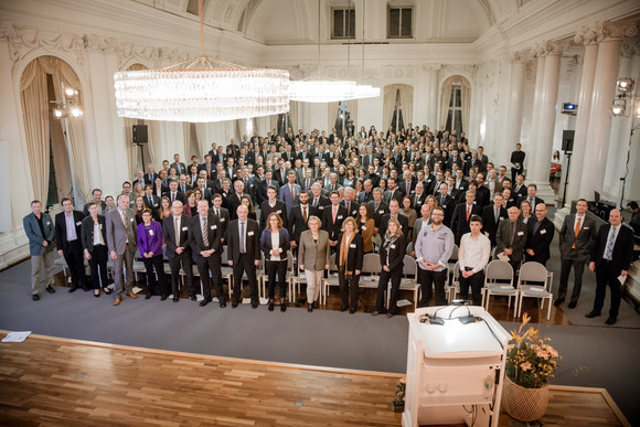 Gruppenbild Neuberufenenempfang 2016, Foto: MWK