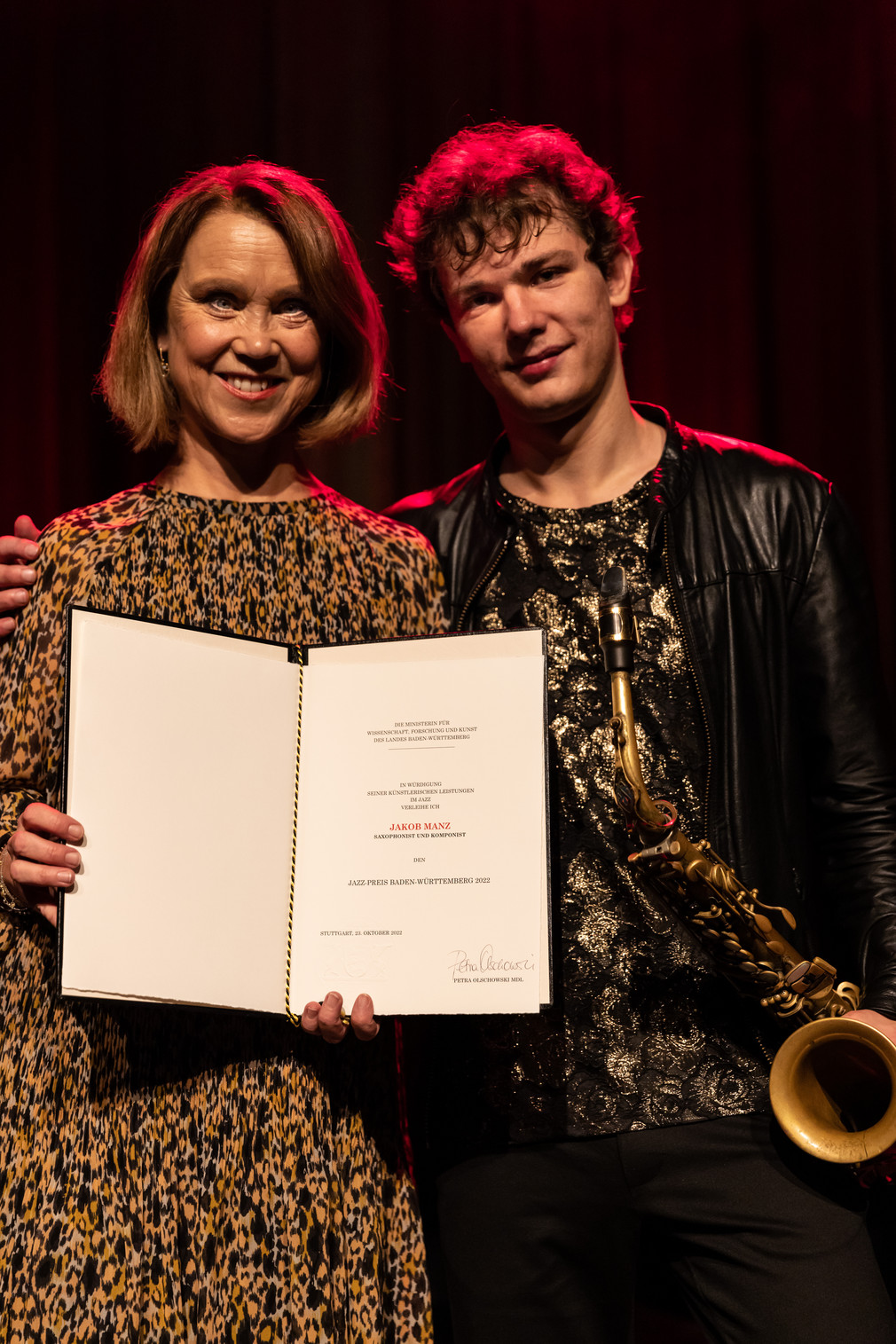 Verleihung des Jazz-Preises Baden-Württemberg 2022