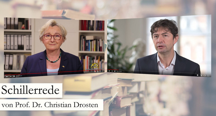 Video Schillerrede von Herrn Prof. Christian Drosten