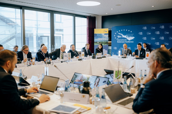 Regierungschefkonferenz der Internationalen Bodensee-Konferenz (IBK) in Friedrichshafen