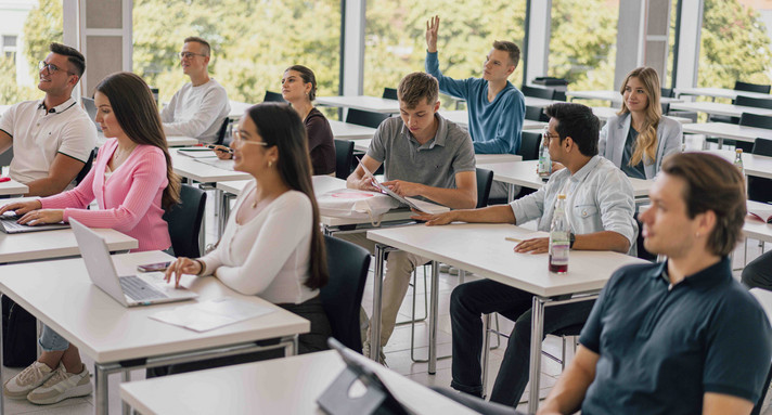 Studenten in einer Vorlesung