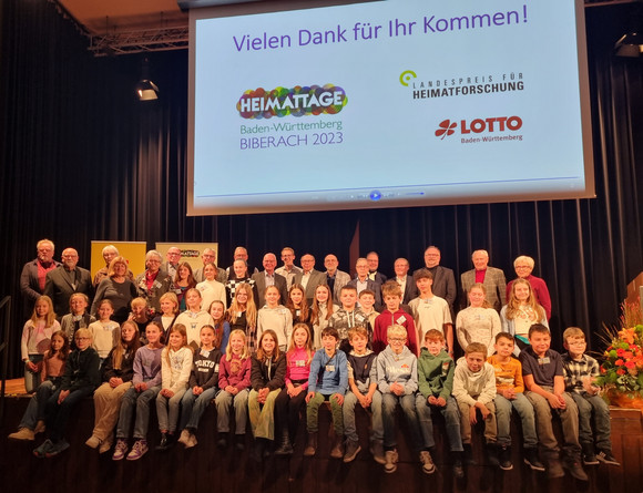 Gruppenfoto von den Preisträgern