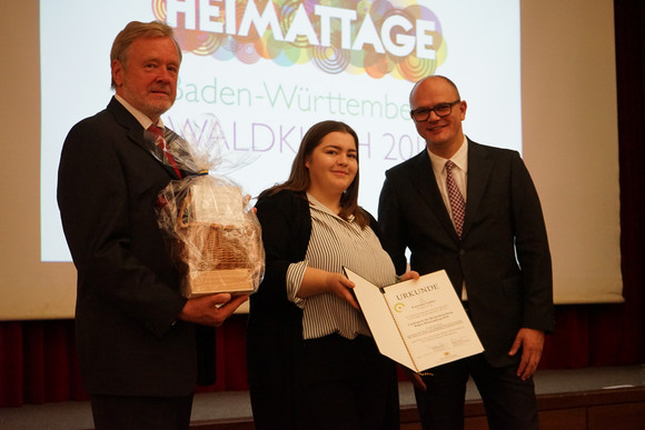 Forschung Verleihung des 37. Landespreises für Heimatforschung Stefanie Sigmund, Stadt Waldkirch