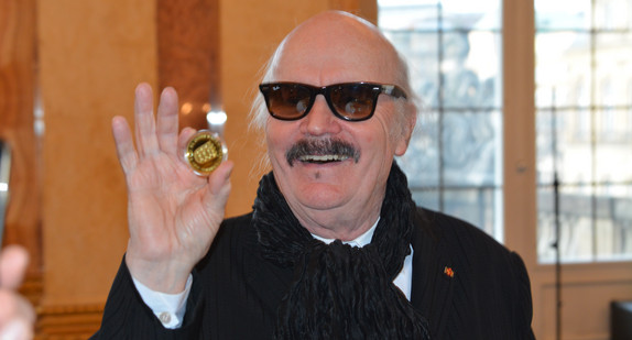 Wolfgang Dauner mit der Staufermedaille in Gold, Foto: MWK