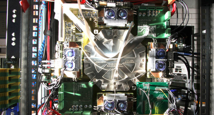 First wafer scale neuromorphic system, Foto: UHEI