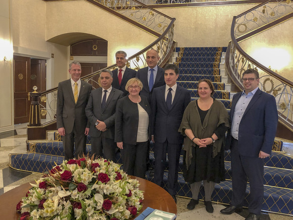 Kultur Delegationsreise in die Region Kurdistan-Irak Empfang der Delegation durch den Premierminister der Region Kurdistan-Irak