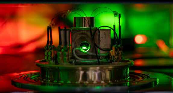 Quantenexperiment mit Diamant