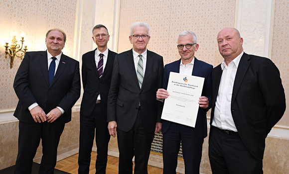 Denkmalpflege Bundespreis für Handwerk in der Denkmalpflege Sonderpreis – Lokschuppen Mannheim (Bild: © Franziska Kraufmann / Deutsche Stiftung Denkmalschutz)