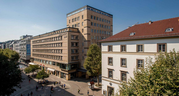 Außenaufnahme des Ministeriums für Wissenschaft und Kunst Baden-Württemberg (Mittnachtbau)