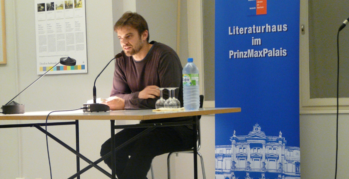 Lesung Matthias Nawrat, Literaturstipendiat 2013, Foto: Museum für Literatur am Oberrhein